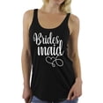 thumbnail image 1 of Awkward Styles Brides Maid Racerback Tank Top Bridesmaid Racerback Tank Top Bridesmaid Sleeveless Shirt for Her Women's Bridal Party Tank Top Bachelorette Wedding Party Gifts Wedding Tank Top, 1 of 4