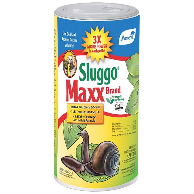 Monterey 5034803 1 lbs Sluggo Max Slug & Snail Killer Bait Walmart