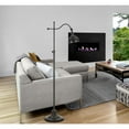thumbnail image 3 of BO-2588FL-ORB-Cal Lighting-1 Light Floor Lamp with Adjustable Pole-60 Inches Tall and 24.5 Inches Wide, 3 of 3