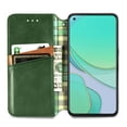 thumbnail image 5 of Étui pour OnePlus 8T à Rabat Portefeuille à Rabat Magnétique Protecteur - Vert, 5 of 5