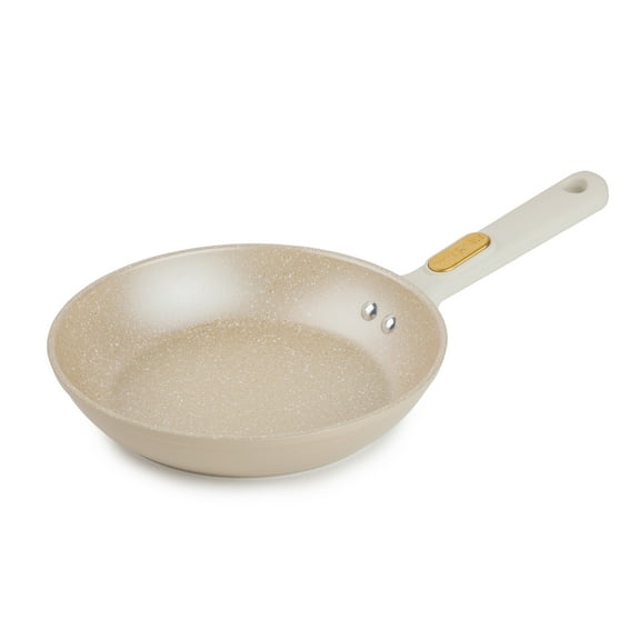 Thyme & Table 8" Non-Stick Granite Collection Fry Pan - Taupe & Gold