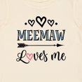 thumbnail image 4 of Inktastic My Meemaw Loves Me Girls Girls Baby T-Shirt, 4 of 5