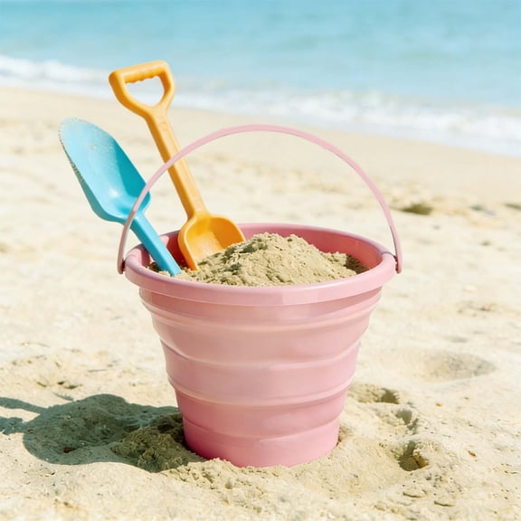 EDHITNR Portable Foldable Water Bucket, Car Fishing Travel Plastic Bucket for Outdoor Camping Beach Home Use Thickened