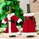 thumbnail image 5 of Farfi-Bolsa de vino navideña, diseño de vestido, accesorios festivos suaves decorativos, funda para vestido de botella de vino, bolsa para Navidad, 5 of 5