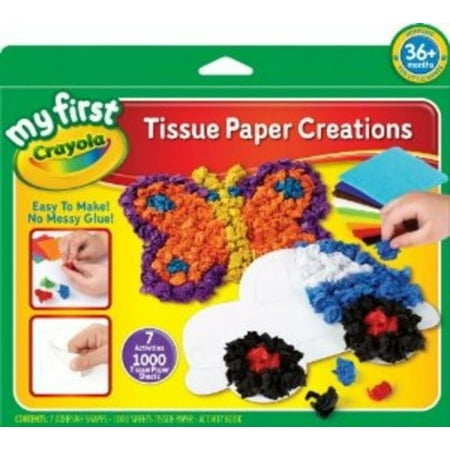 Crayola My First Tissue Paper Creations Multi Colored Crayola My First Tissue Paper Creations Multi Colored