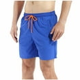 thumbnail image 1 of pstuiky Pantalones cortos cargo para hombre, Pantalones cortos deportivos de playa para hombre, de color liso, resistentes al agua y con bolsillo con cremallera., 1 of 2