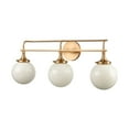 thumbnail image 2 of Elk Home 28-Inch Wide Beverly Hills Vanity Light, Satin Brass, 2 of 3