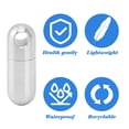 thumbnail image 3 of Stainless Steel Keychain Holder Mini Portable Organizer Compact Fob with Professional Sealing Design for Outdoor Travel Camping Emergency Pills, 3 of 7