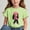 Green, variant on Spazoro Big Boys Girls Shirts Tee, Cute Print Short Sleeve Crew Neck Graphic T-Shirts Casual Summer Tops for Unisex Black Size 3 T