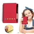 thumbnail image 3 of Lined Pocket Notebook With Pen And Sticky Tabs, Small Notepad With Divider Index Flags, Portable Writing Journal For Work And Business (Multicolor ,13*11), 3 of 9
