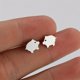 thumbnail image 3 of Cute and Stylish Stainless Steel Anime Pig Cartoon Earrings - Perfect Gift for Men!, 3 of 4