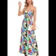 thumbnail image 1 of Vestido de Verano 2025 para Mujer, con Estampado Floral, Lazo Frontal, Tirantes Finos, Informal, Bohemio, para Playa, Fluido, Color XL, 1 of 6