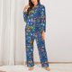 thumbnail image 2 of Balery Different Chemical Things Conjunto de Pijama con Estampado para Mujer, Conjunto de Dos Piezas con Manga Larga, Ropa de Dormir Suave con Bolsillos, Pijamas Cómodos-Medium, 2 of 7