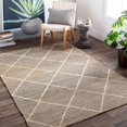 thumbnail image 4 of Hauteloom Brookline Jute Living Room, Bedroom Area Rug - Bohemian, Transitional - Dark Red, Beige, Peach - 2' x 3', 4 of 8