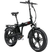 RKS 20" Electric Fat Tire Folding Bicycle, 750W