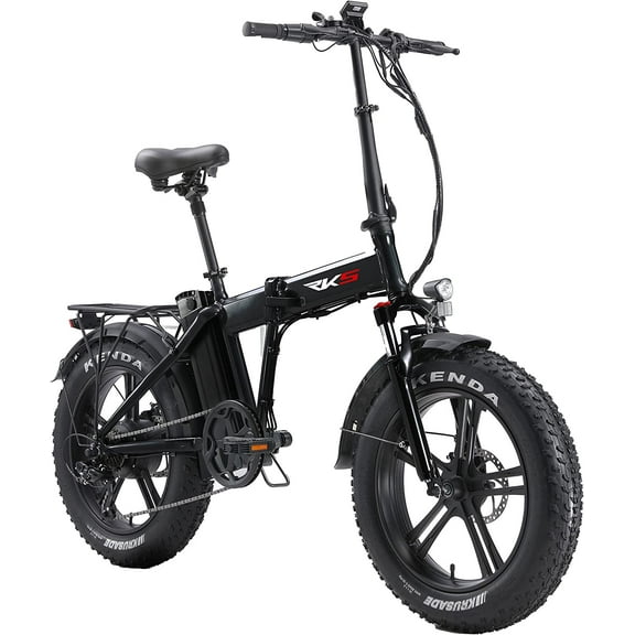 RKS 20" Electric Fat Tire Folding Bicycle, 750W