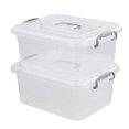 thumbnail image 1 of Nesmilers 2 Packs Storage Bin with Lid, 8 Liter Plastic Box Set, 1 of 4