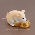 thumbnail image 4 of 8 Pcs Ornement Miniature Rat Riche Ornement Micro Paysage Décor de Jardin Féerique, 4 of 8