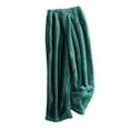thumbnail image 4 of SWSMCLT Men's Furry Fleece Fuzzy Pajama Pants Loose Cigarette Basic Cold Weather Lounge Pants Autumn Loungewear Baggy Green Small, 4 of 4