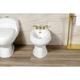 thumbnail image 4 of Kingston Brass KB327NFL NuWave French Three-Handle Bidet Faucet with Brass Pop-Up, Brushed Brass, 4 of 6