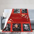 thumbnail image 2 of Heath Ledger Fleece Blanket for Couch - Chrismas Throw Blanket Lightweight Heath Ledger Merch Super Soft Cozy Luxury Bed Blanket Microfiber and Throws for Sofa, 2 of 6