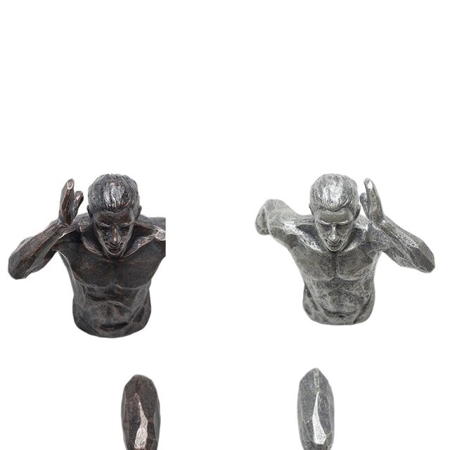 2x Adornos de Escalada en Roca Decorativos para Estatuilla Decoraciones de Escritorio para BLESIY estatua de estatuilla