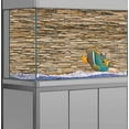 thumbnail image 3 of Rock Stone Decor Aquarium Background, Yellow Stone Fish Tank Background, Natural Rocky Glass Terrarium Background 72X18IN with 10 EVA Double-Sided Tape, 30X18IN, 3 of 4