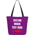 thumbnail image 1 of Custom Tote Bag With Logo Photo, Custom Bag, Personalized Shopping Bags Reusable Grocery Bags Bulk For Work Travel Gifts, 1 of 8