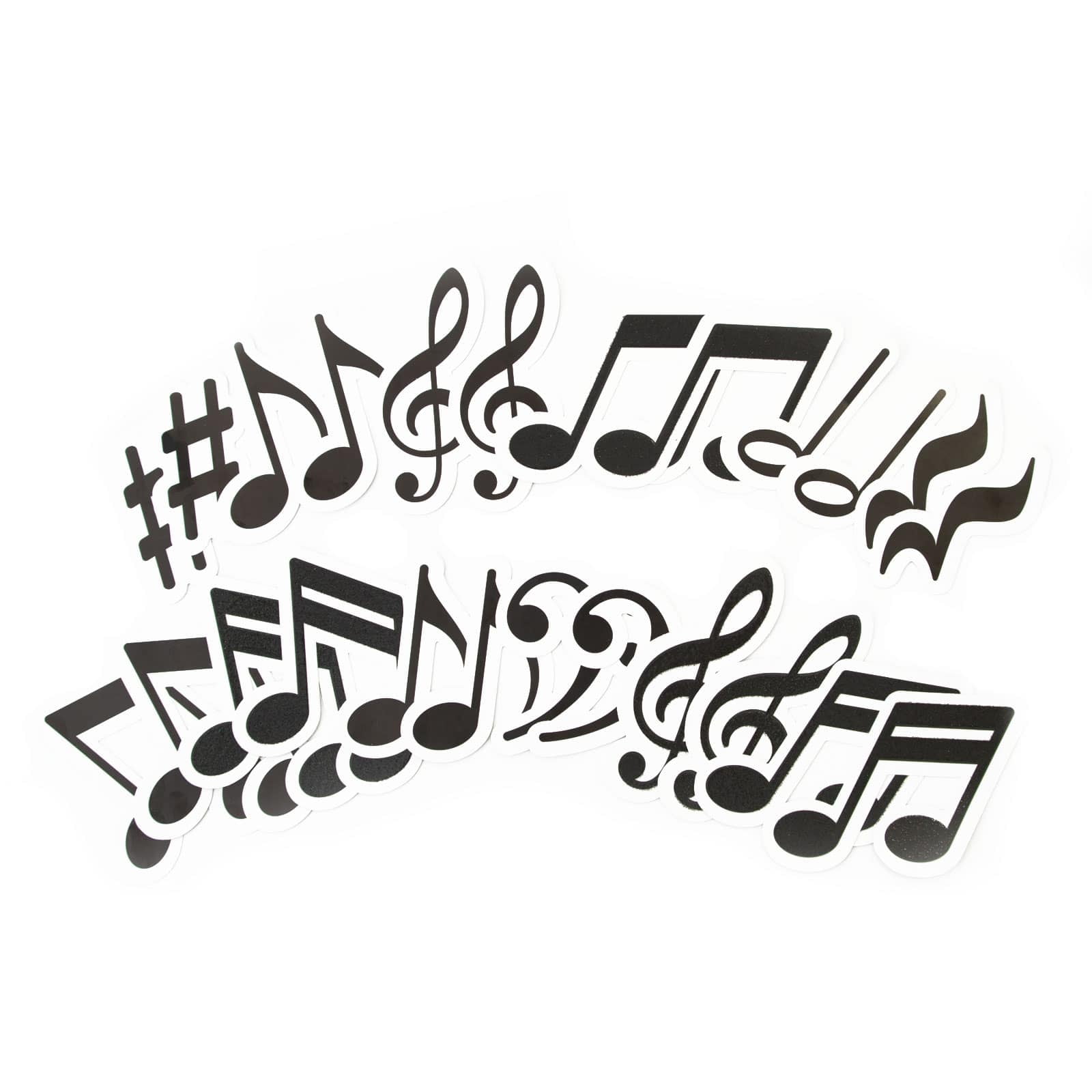Recollections Music Notes Stickers, 12 Pack