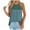 Army Green, variant on ZVNAΖH Tank Tops for Women,Women's Casual Loose Fit Crew Neck Sleeveless Back Button Pullover Tops