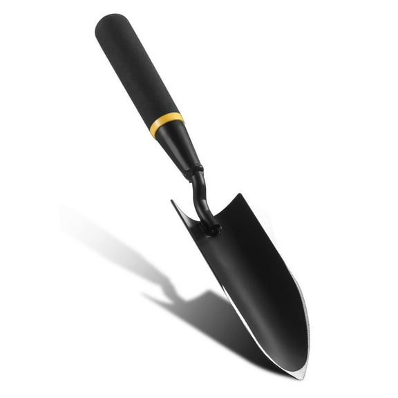 Lsupdaol 1 Garden Trowel Heavy Duty Garden Hand Shovel Tool Carbon Steel Trowel for Digging Metal Hand Shovel Spade with Resin Handle for Lawn Yard Farm Home Shop Planting