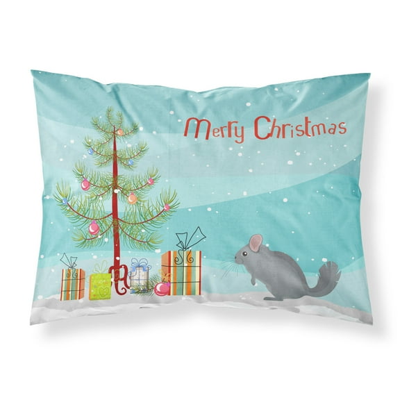 Foggy Chinchilla Merry Christmas Fabric Standard Pillowcase CK4434PILLOWCASE