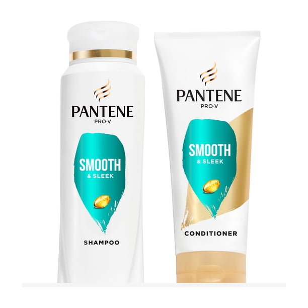 Set dual de champú y acondicionador Pantene Pro-V Smooth & Sleek