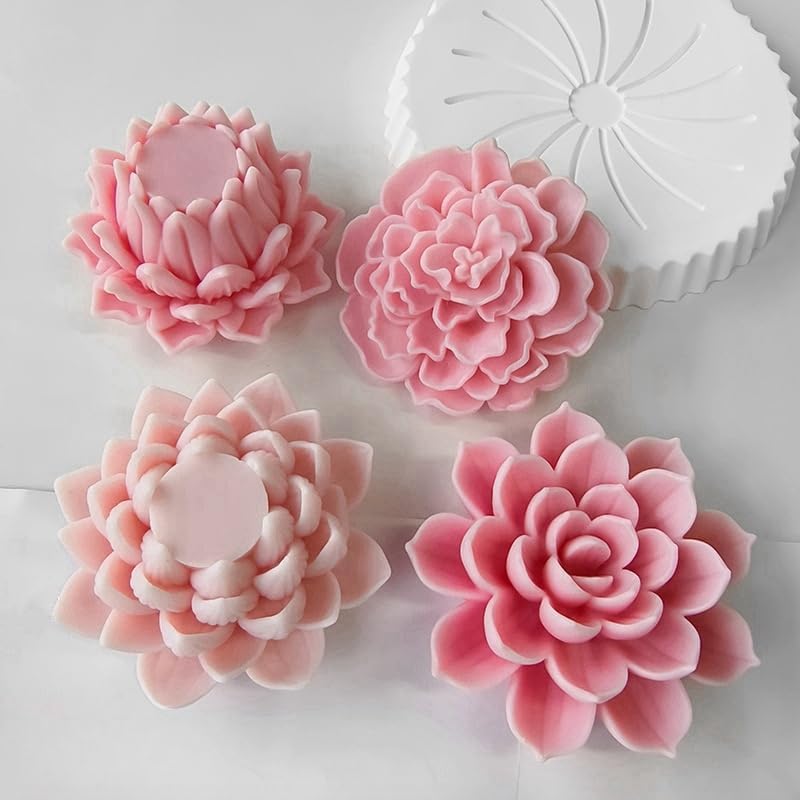 ABCISI 3D European Style Castle Candle Silicone Mold, Silicone Mold for Resin Cake Chocolate Mold for DIY Gift Home Decor