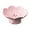 Pink, variant on Decorative Tray Snack Fruit Bowl Stand Ceramic Construction with Draining Feature Ideal for Home Kitchen