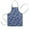 Blue Baseball Silhouette, variant on Blue Soccer Elements Pattern Kids Aprons for Girls and Boys,Adjustable Neck Strap Toddler Aprons for Kids Cooking Baking