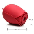 thumbnail image 5 of Bloomgasm Vibromasseur Clitoridien Rose Double Tease, Rouge, 5 of 5