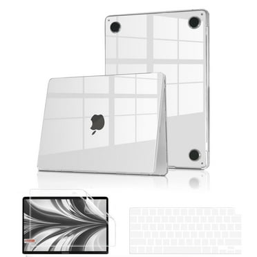 HOMEYA For MacBook Air 13 inch Case 2025-2022 M4 A3240 M3 A3113 M2 A2681,Laptop Hard Shell Case&Keyboard Cover&Screen Protector for Mac Air 13.6",Crystal Clear
