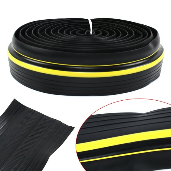 1Pcs Garage Door Threshold Sealing Strip 6m Length Weatherproof Black Durable
