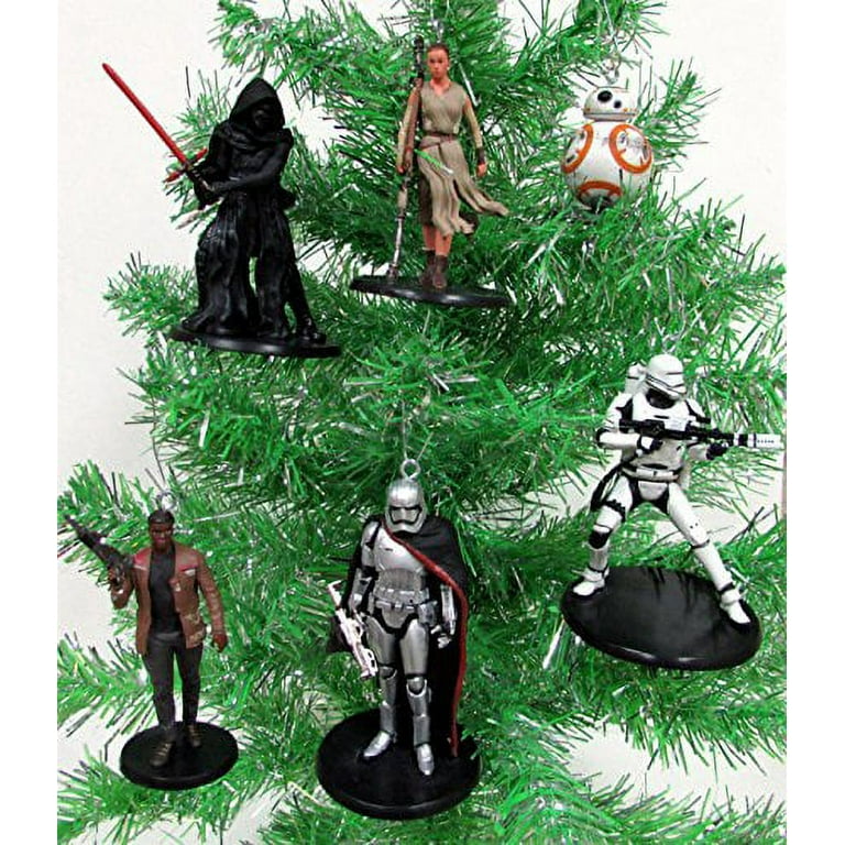 大人気 Star Wars FORCE AWAKENS 6 Piece Christmas Tree Ornament Set 特撮