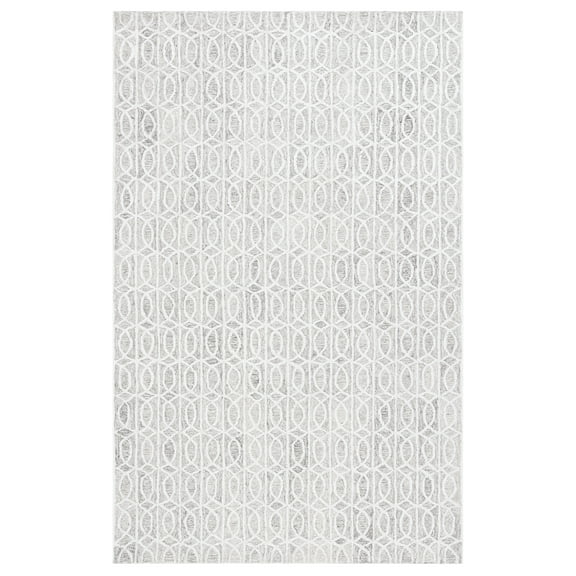 SAFAVIEH Ebony Abel Modern Area Rug, Natural/Ivory, 5' x 8'