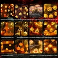 thumbnail image 3 of Halloween light string spider skull ghost holiday decorative lights room atmosphere scene arrangement pumpkin light string, 3 of 5
