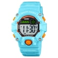 thumbnail image 2 of Reloj de alarma impermeable para niños Cronómetro con retroiluminación LED Reloj de pulsera con pantalla digital de estilo deportivo para niños con esfera redonda Jumpingount EL4554-02, 2 of 2