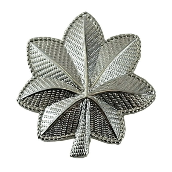 Hero's Pride Major Insignia, 1" High, Silver, Clutch Back, Pair