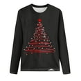 thumbnail image 6 of My Items Talove Long Sleeve Shirts for Women Graphic Printed Sweatshirt Fall Fashion Must Haves Basic Tees Fall Clothes 2025 Fashion Womens Tops Long Sleeve Cotton Christmas Shirts, 6 of 6