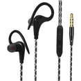 thumbnail image 3 of Auriculares deportivos con cable Yotijar para trotar negro, 3 of 6
