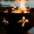 thumbnail image 4 of Fire Pit Art Fire Surfer-Wood Burning 12 x 30 in. Fire Surfer Fire Pit, Stainless - Wood Burning, 4 of 5