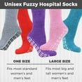 thumbnail image 2 of Hospital Socks Men Women Non Skid Gripper Cozy Socks DEBRA WEITZNER 6 Pairs, 2 of 5