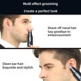 thumbnail image 5 of Type-C Rechargeable Nose Hair Trimmer for Men, Stainless Steel + ABS, Water Washable, 60 Mins Use, Lithium Battery, 5 of 7