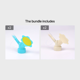 thumbnail image 1 of Make Your Garden Bloom with our Cute and Elegant 1pc Double Head Watering Nozzle Head - Perfect for Small Plants, 1 of 5